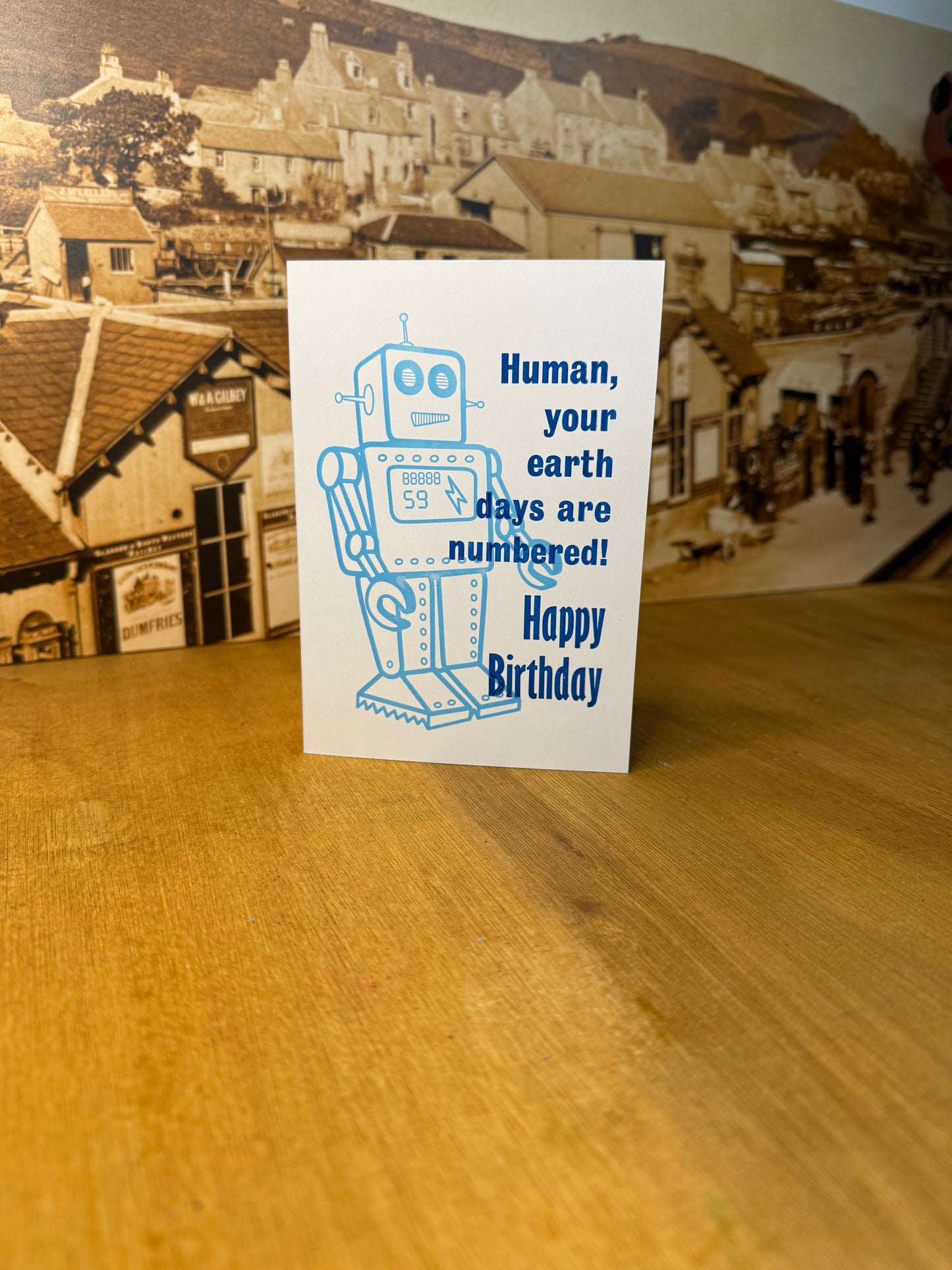 Robot Birthday Card