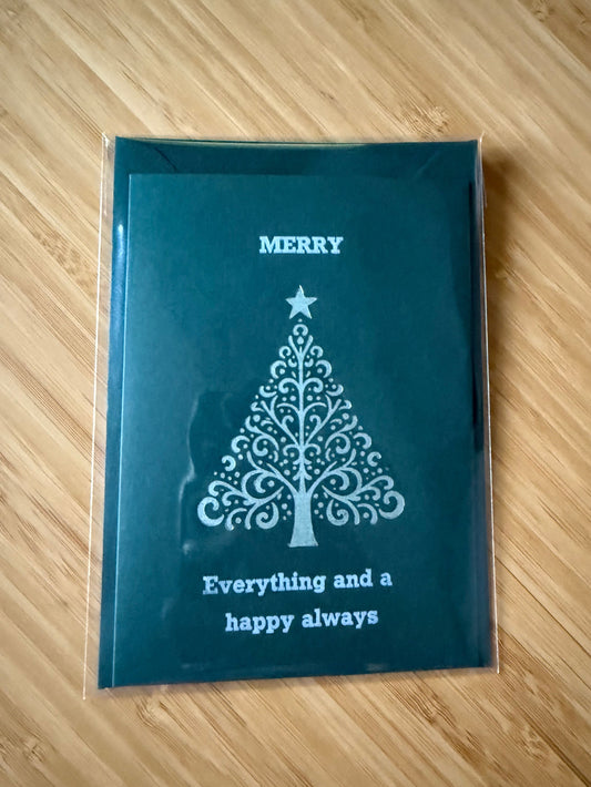 Merry Everything Card - Green