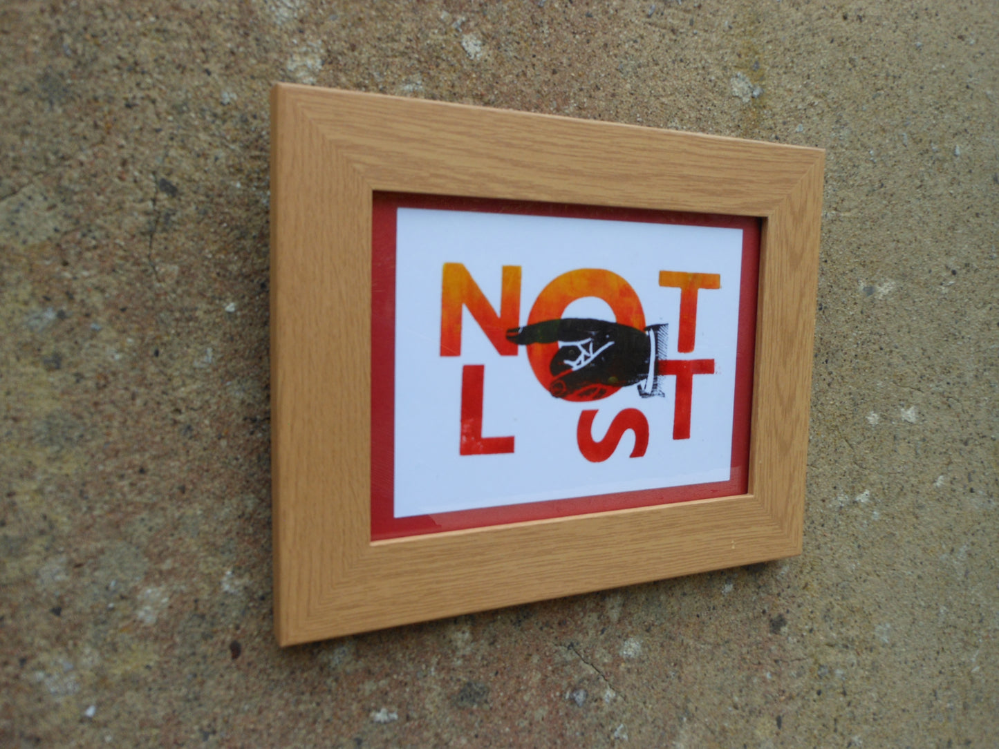 Not Lost Postcard
