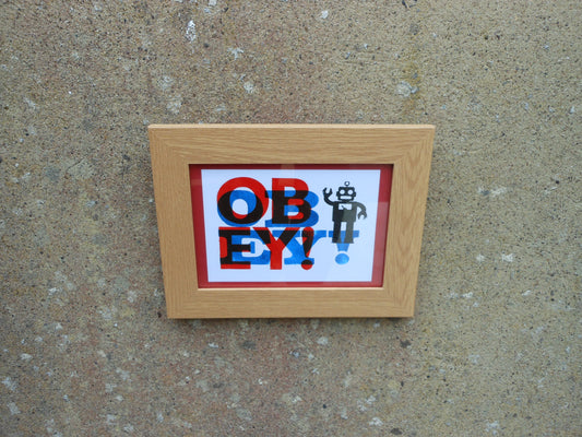 You must Obey this Postcard