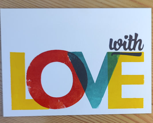 With Love Postcard