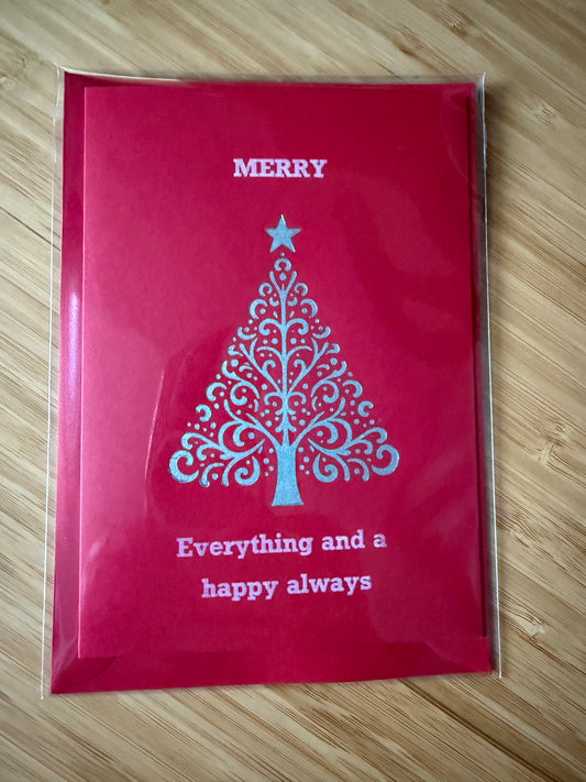 Merry Everything Card - Red