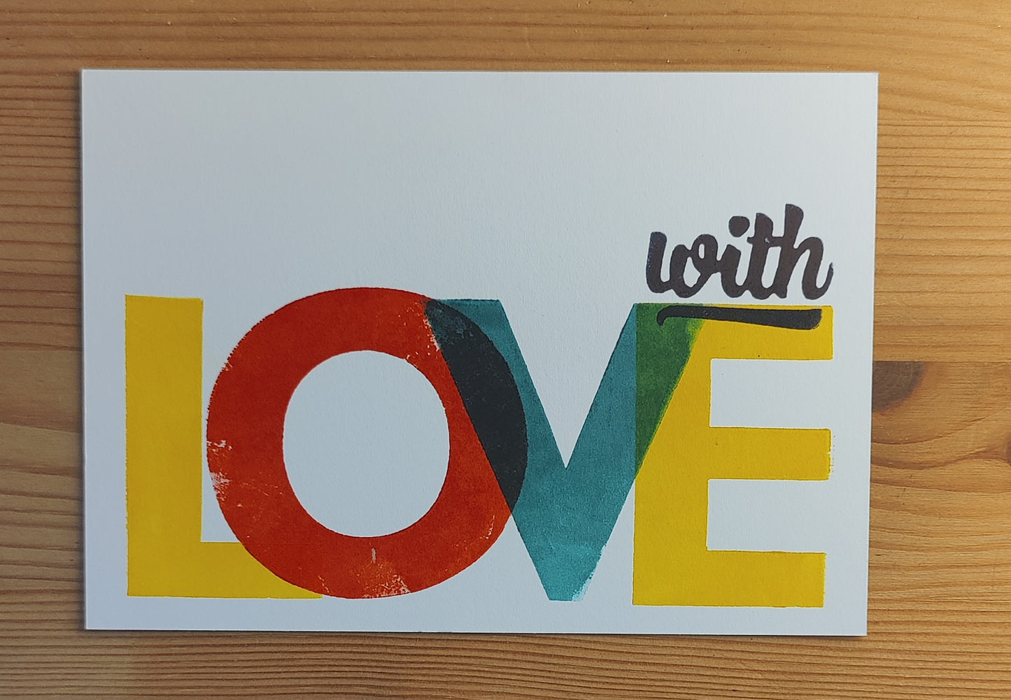 With Love Postcard